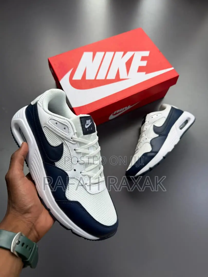 White Obsidian Nike Air Max Sc Sneakers