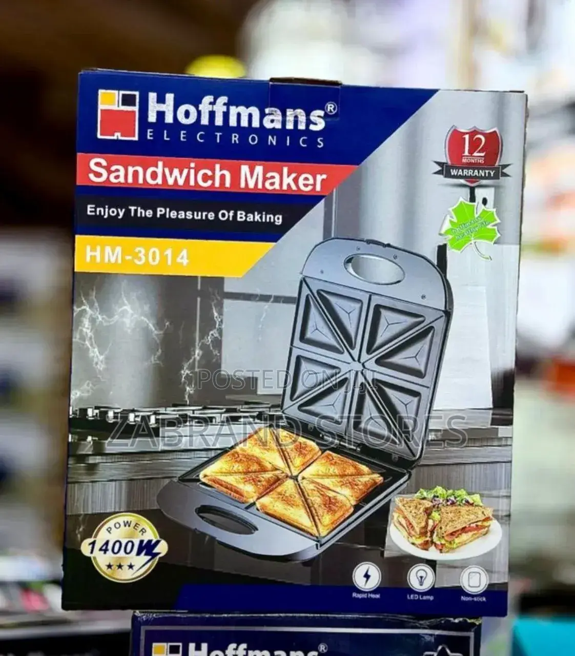 Hoffman 4- Slice Sandwich Maker