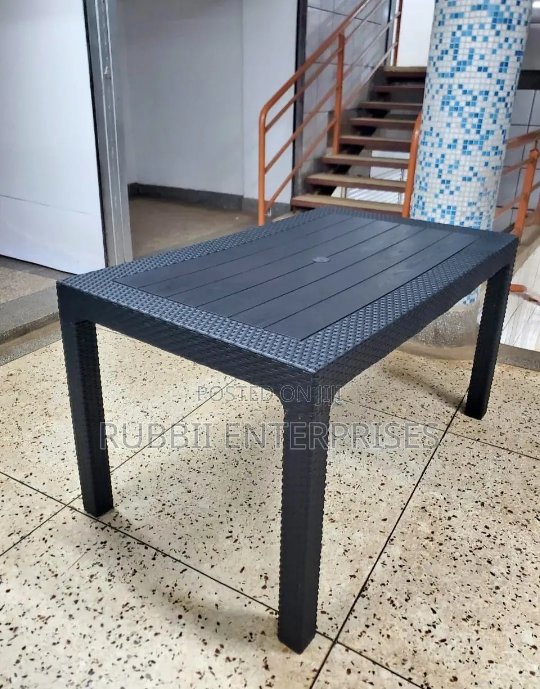 Rectangular Plastic Table ~ Black