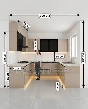 Kitchen Cabinets/Medium U Shape Custom Made Kitchen Cabinets 4,500,000