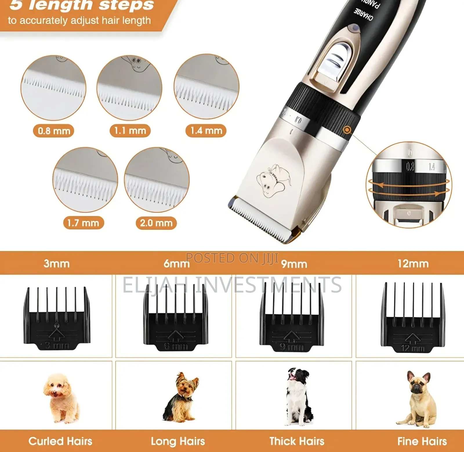 Boxin Bx-7888 Professional Pet Clipper Kit