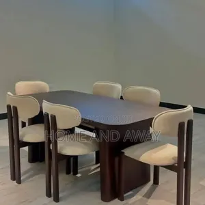Dining Sets/American Wooden 6 Seaters Dining Table Sets in All Colours