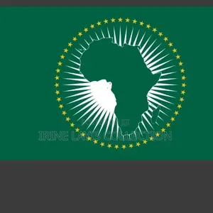 African Union (Au) Table Flag