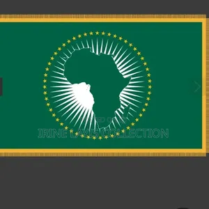 African Union (Au) Table Flag