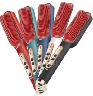 Dual-function Hot Air Styling Brush Straightener - Assorted Colors