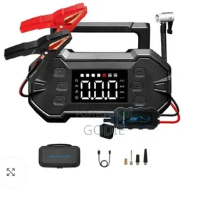 3-in-1 Portable Car Jump Starter, Air Compressor,