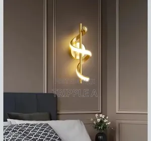 Radiant Decor Modern Spiral Led Wall Light