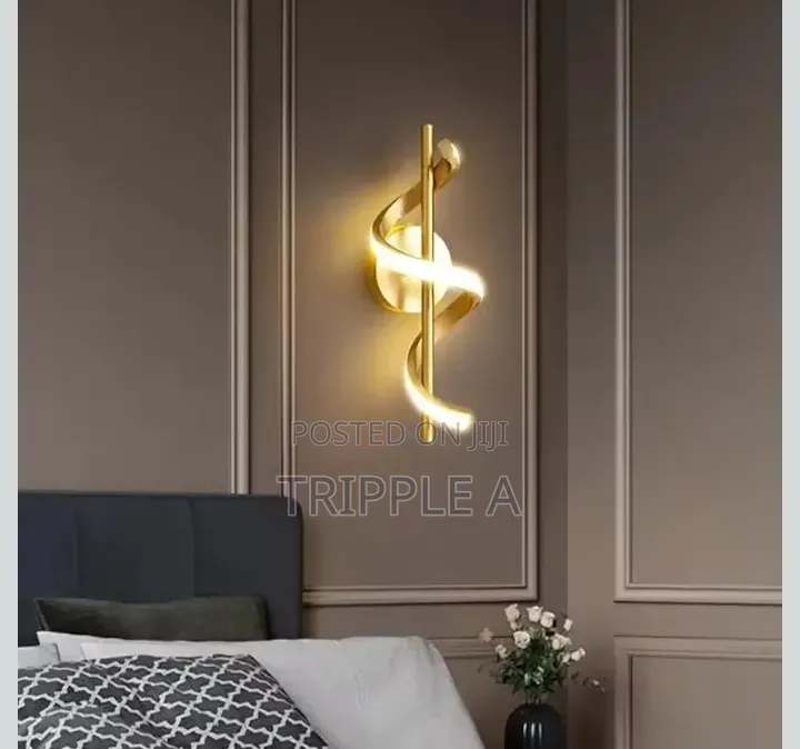 Radiant Decor Modern Spiral Led Wall Light