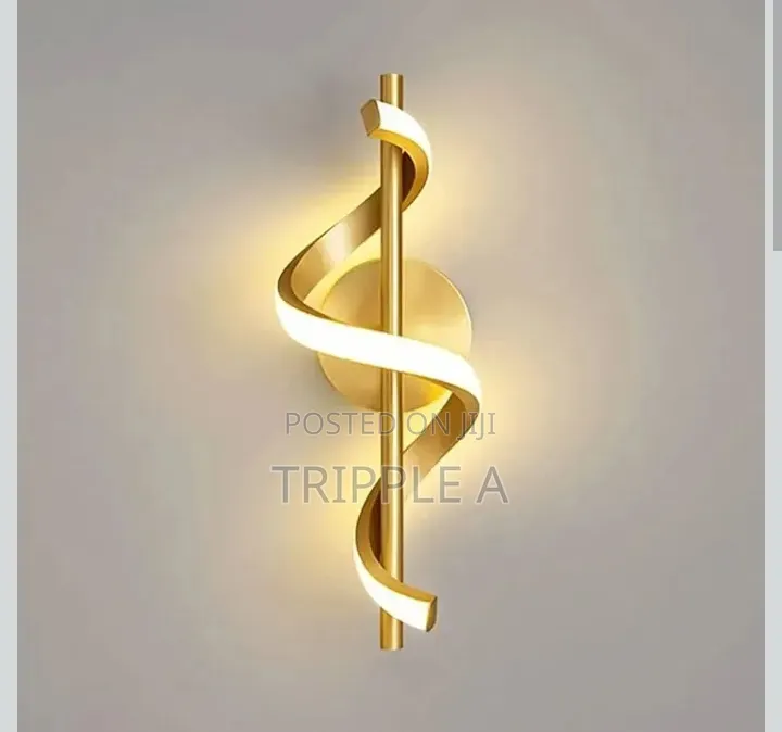Radiant Decor Modern Spiral Led Wall Light