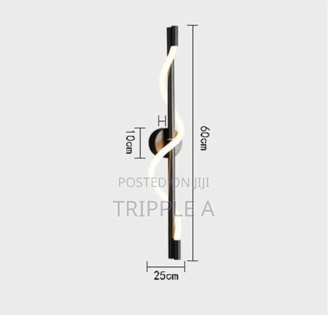 Minimalist S-Shaped Bedside Wall Lamp