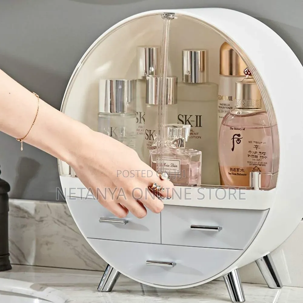 High Quality Oval Shaped Makeup Organizer