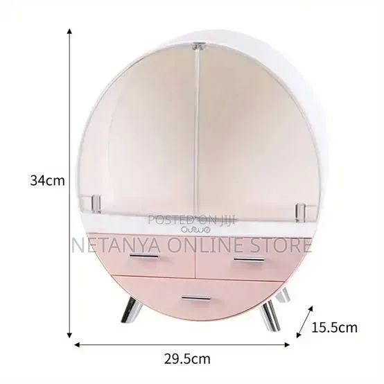 High Quality Oval Shaped Makeup Organizer