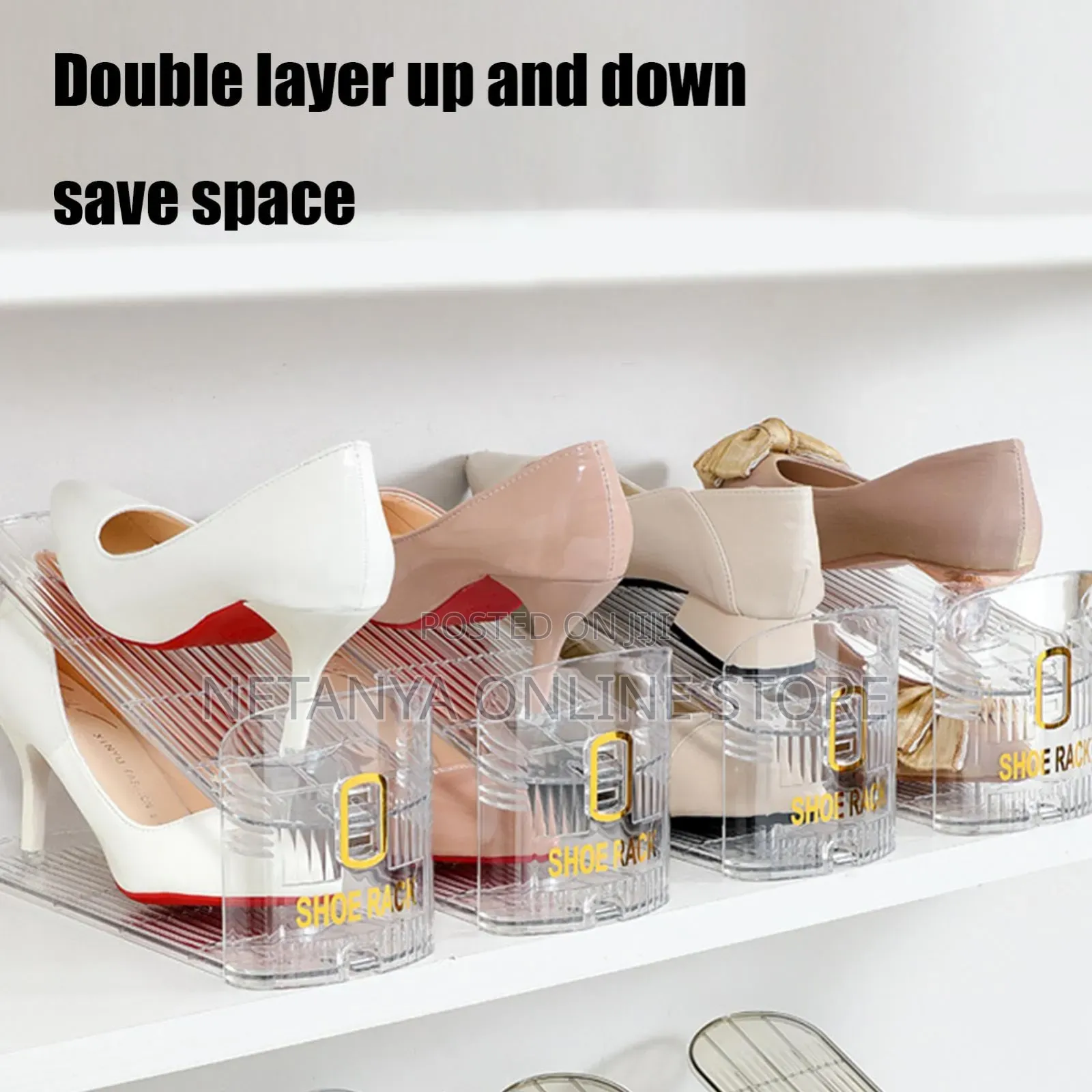 Adjustable Closet Shoe Organizer
