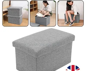40cm Folding Ottoman Storage Box