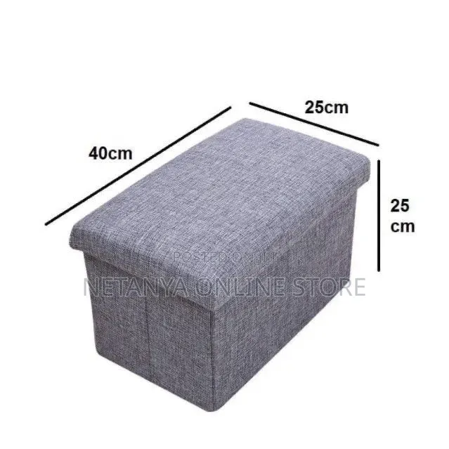 40cm Folding Ottoman Storage Box