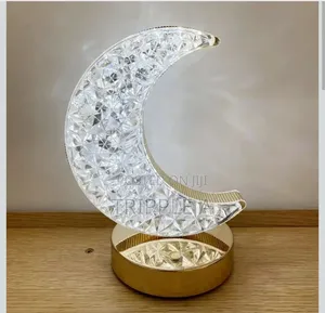 Crystal Led Moon Table Lamp