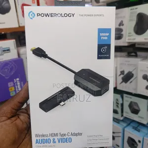 Wireless Hdmi Type-C Adapter for Video and Audio Powerology