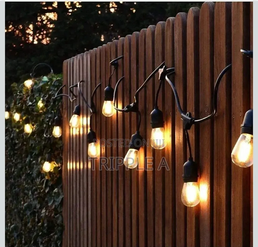 Vintage Style Decorative String Lights With Bulbs (10m)