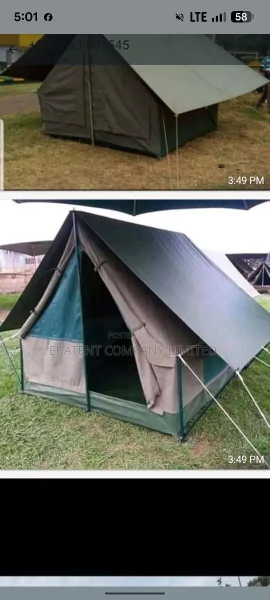 2man Canvas Camping Tents.
