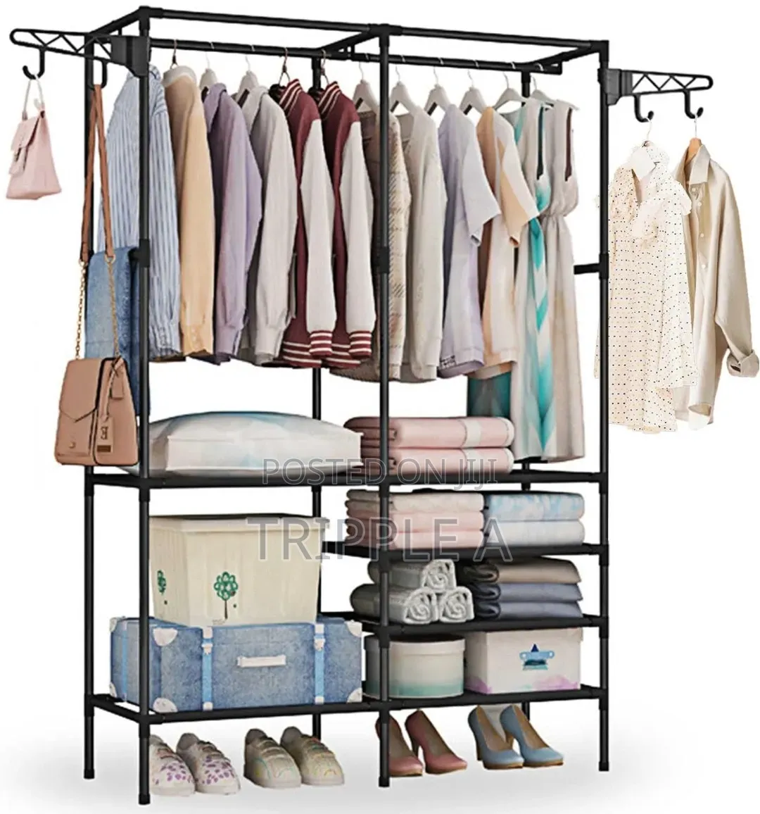 Multifunctional Clothes Hanger Stand
