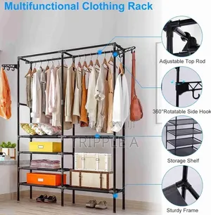 Multifunctional Clothes Hanger Stand