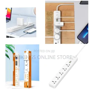 Ldnio Versatile Power Extension Cord With Multiple Outlets and Usb