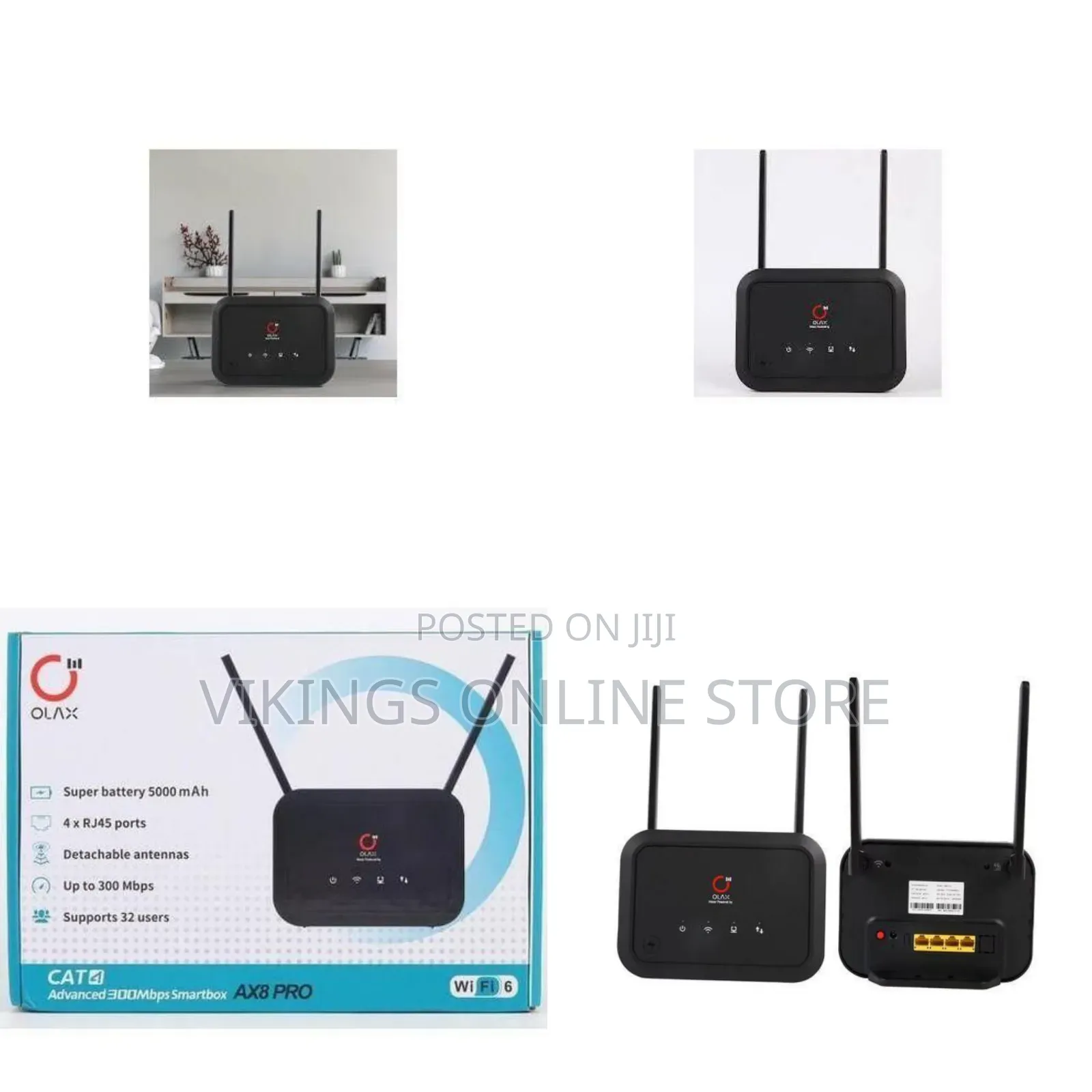 Olax Wireless Network Router - Multicolor