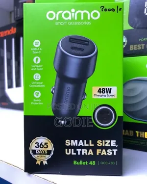 Bullet 48 Ultra Fast Car Charger (Model Occ-73d).