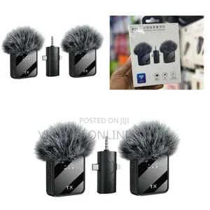 Dual Wireless Microphone System - Multicolor