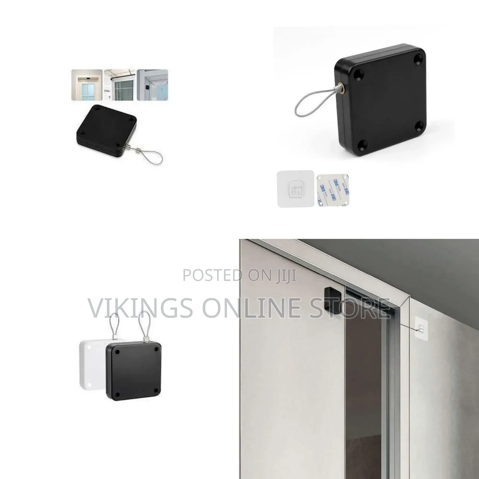 Retractable Automatic Door Closer - Multicolor