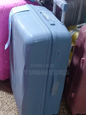 Light Blue Large Size Suitcase