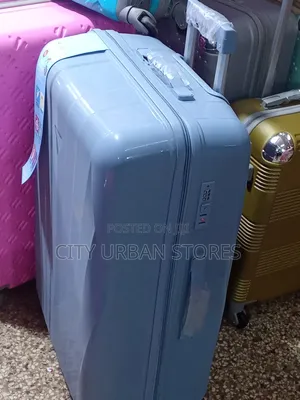 Light Blue Large Size Suitcase
