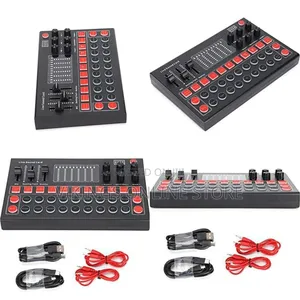 Portable Live Sound Card / Audio Mixer - Multicolor