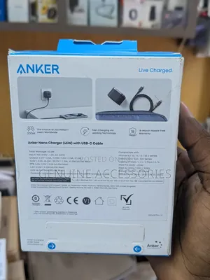 Anker Nano 45w Type-C Fast Foldable Charger