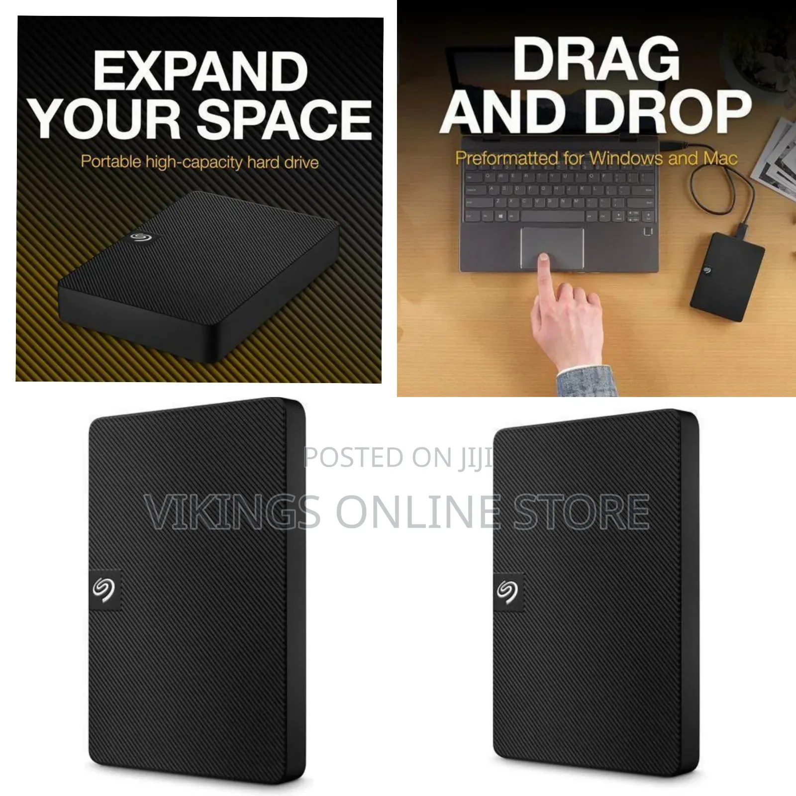 Seagate Seagate Expansion 2tb Portable Hard Drive - Multicolor