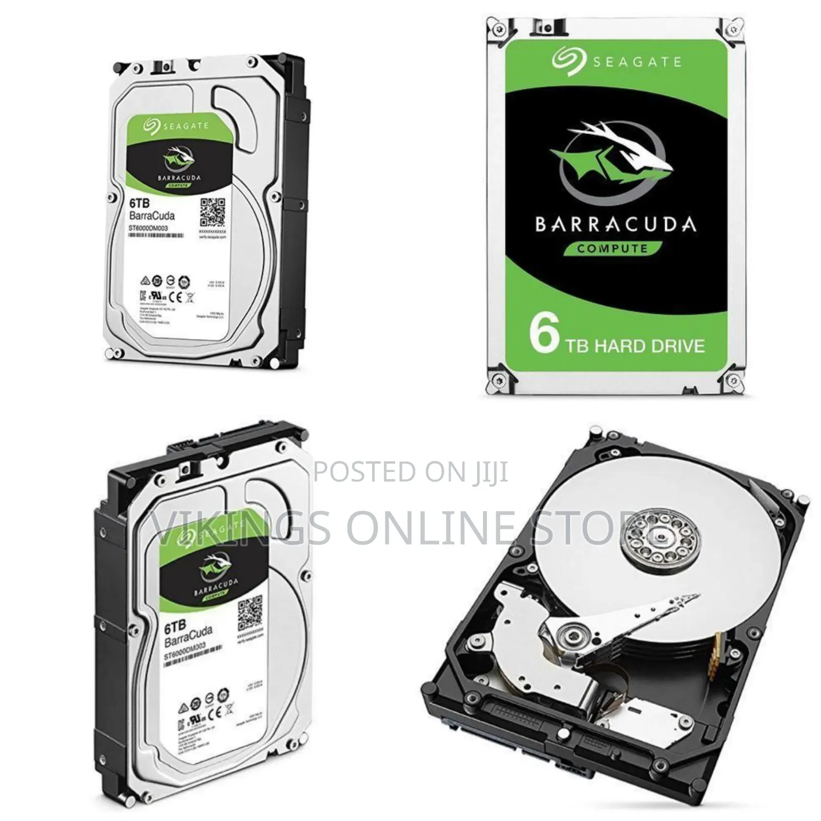 Seagate Seagate Barracuda 6tb Internal Hard Drive - Multicolor