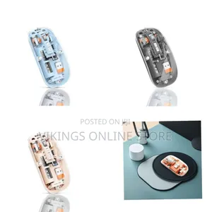Green Lion Wireless Computer Mouse With Transparent Casing -Mutlicolor