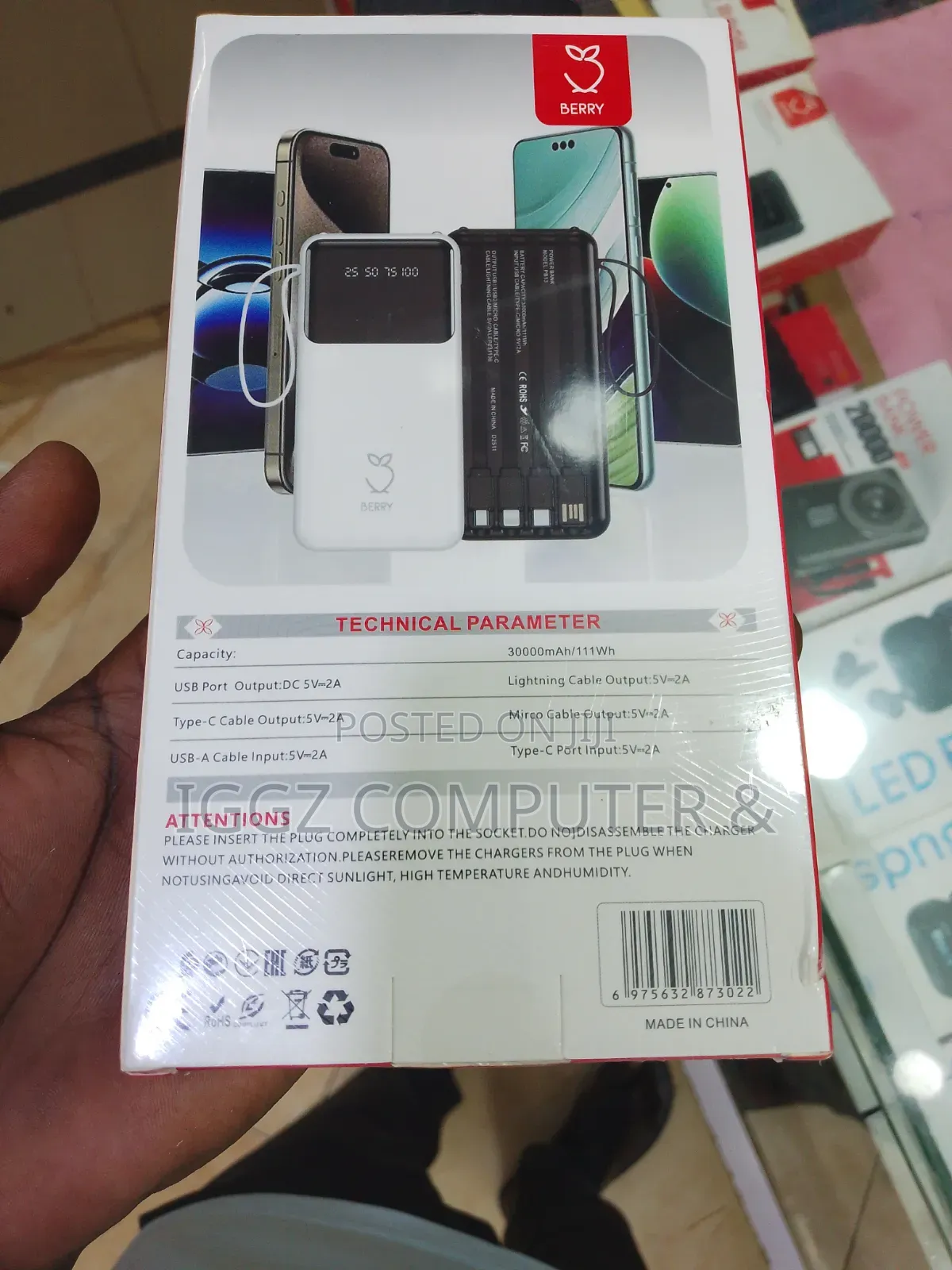Berry 30000mah Powerbank