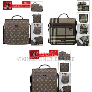 Set of 2 Geometric Patterned Shoulder Bag Sets - Multicolor
