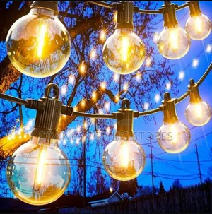 Outdoor String Lights 10m - 20 Bulbs for Garden, Parties