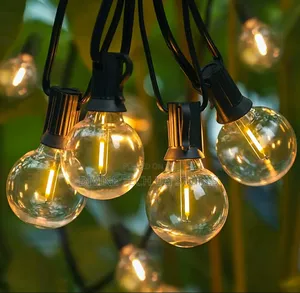 Outdoor String Lights 10m - 20 Bulbs for Garden, Parties