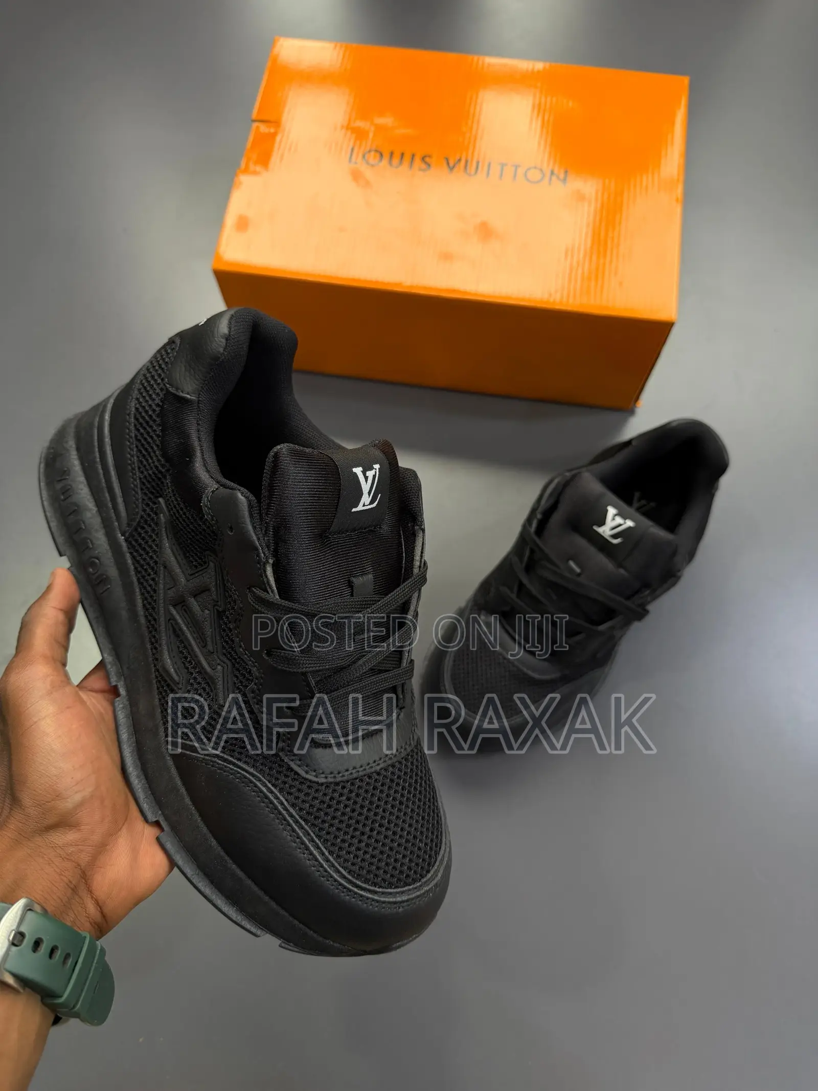 Black Version of Louis Vuitton Sneakers