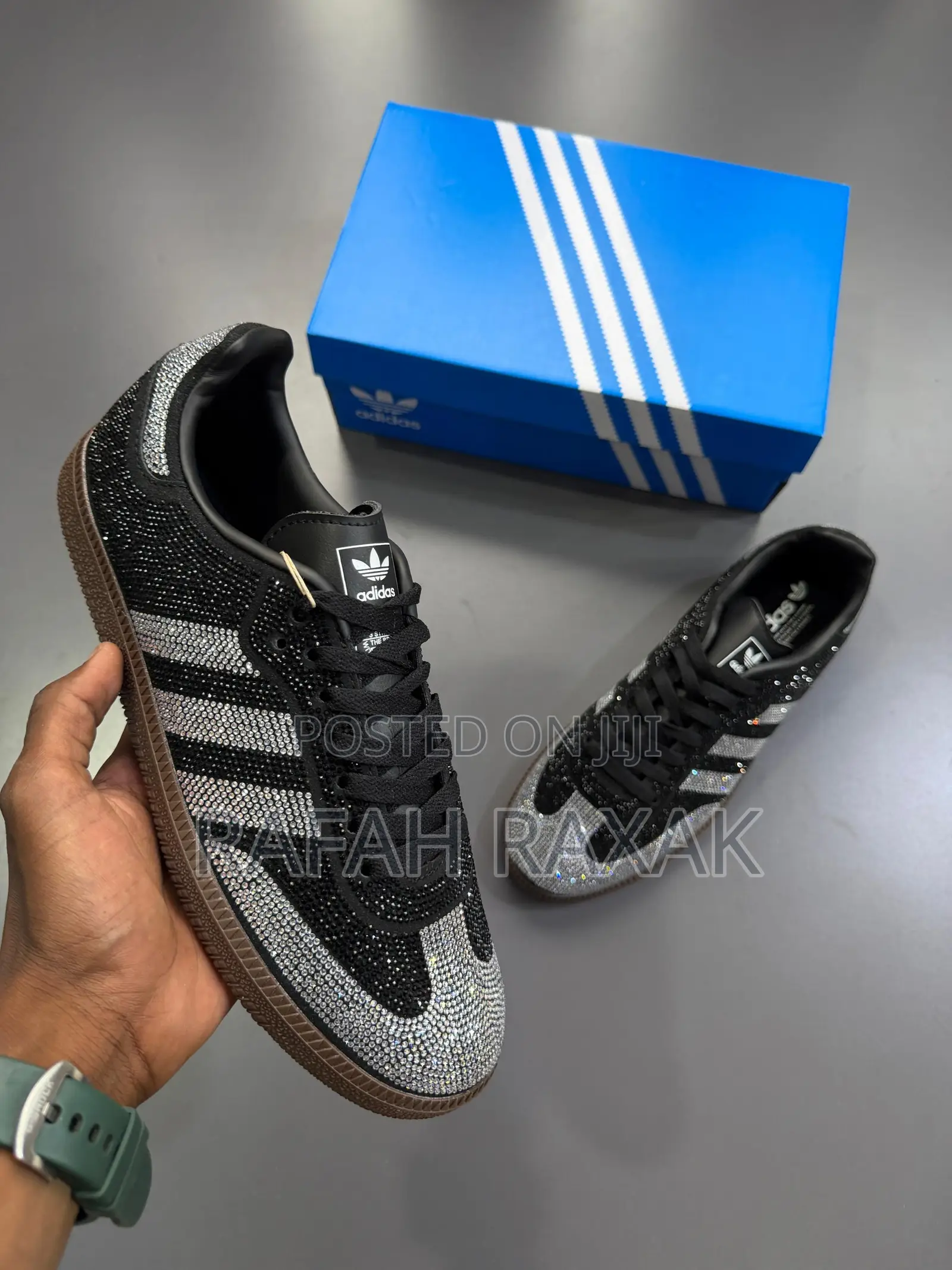 Rhinestone Adidas Samba Og Unisex Sneakers