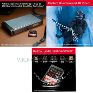 Sandisk 512gb Imagemate Pro Upto 200mb/S - Multicolor