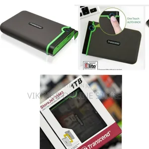 Transcend Storejet 25m3 1tb Portable Hard Drive - Multicolor