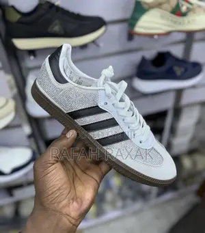Black Version of Adidas Samba Og Rhinestone