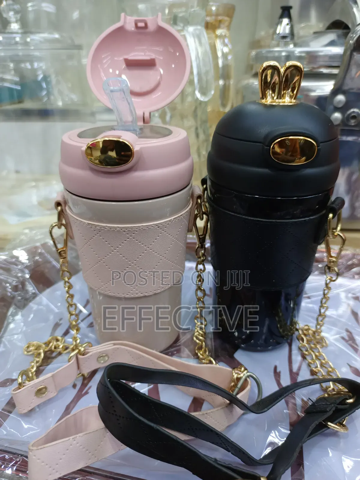 Bunny-Themed Travel Mugs