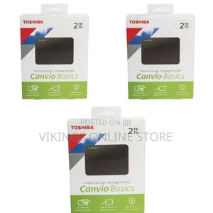 Toshiba Canvio Basics Portable External Hard Drive - Multicolor