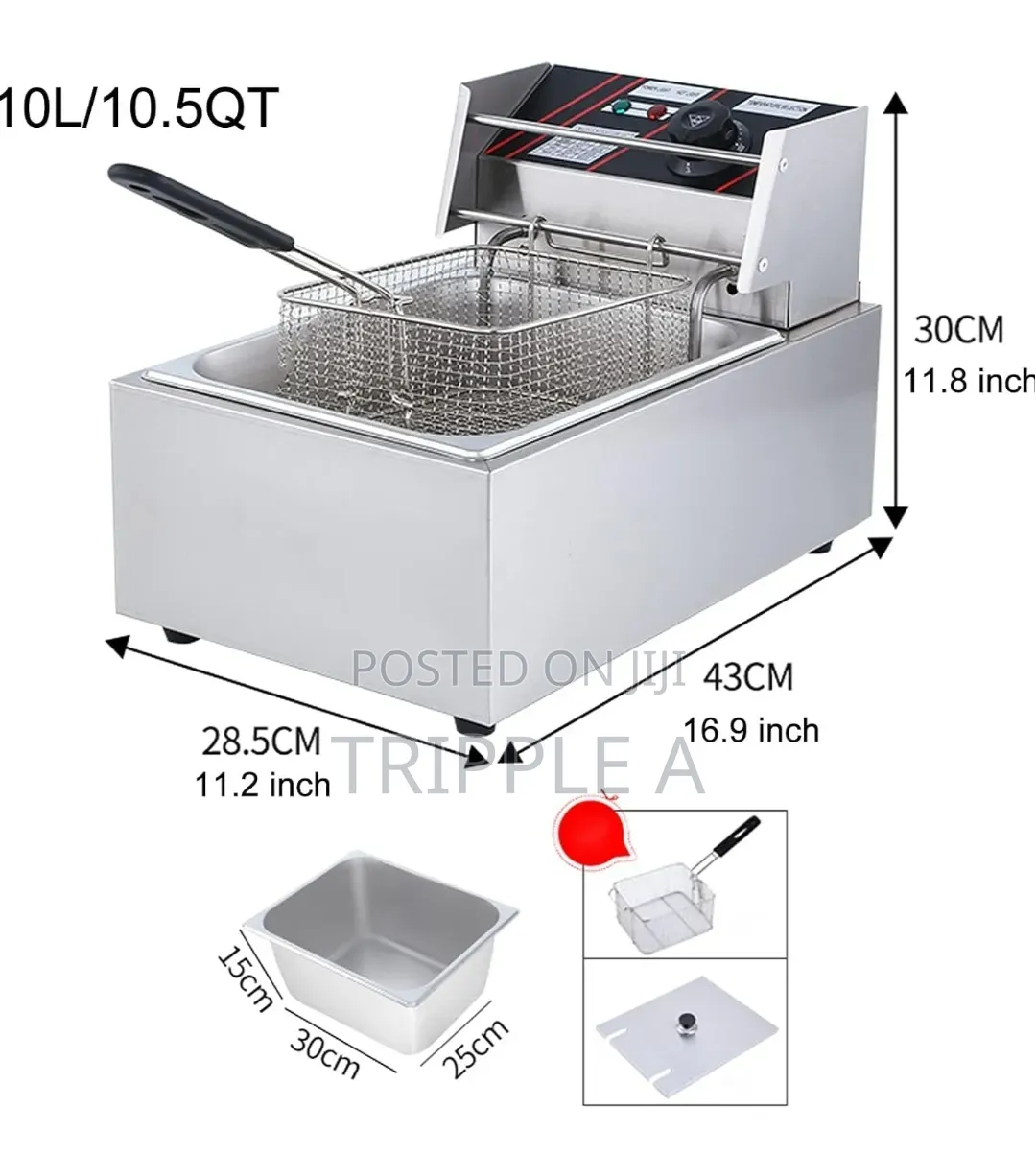 Professional Commercial Deep Fryer