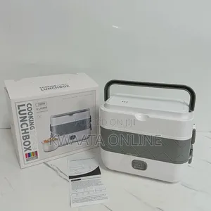 Electric Lunch Box, 2 Layers 1.48l Self Cooking Heating Food Steamer